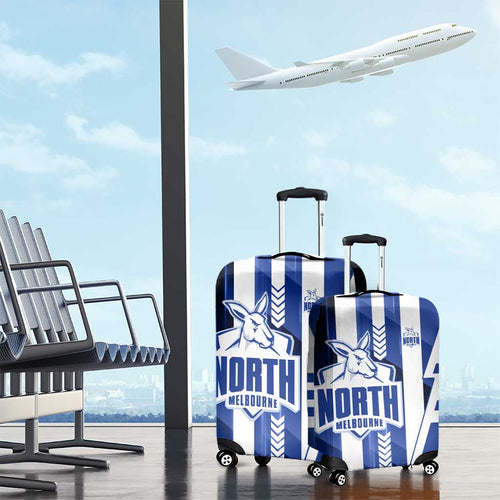 North Melbourne Kangaroos Luggage Cover Modern Geometric Sports Graphic Style