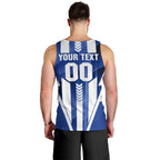 Personalized North Melbourne Kangaroos Men Tank Top Modern Geometric Sports Graphic Style