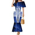 Personalized North Melbourne Kangaroos Mermaid Dress Modern Geometric Sports Graphic Style