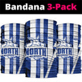 North Melbourne Kangaroos Neck Gaiter Modern Geometric Sports Graphic Style
