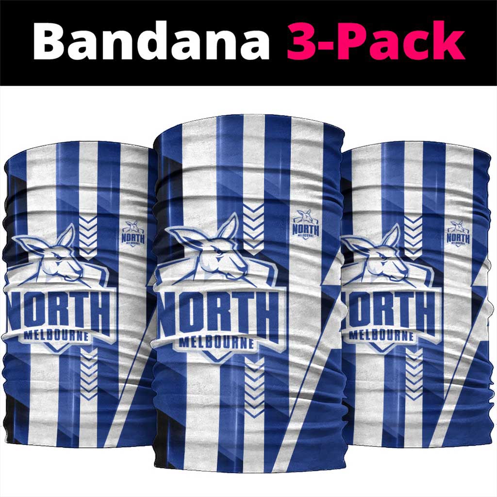 North Melbourne Kangaroos Neck Gaiter Modern Geometric Sports Graphic Style