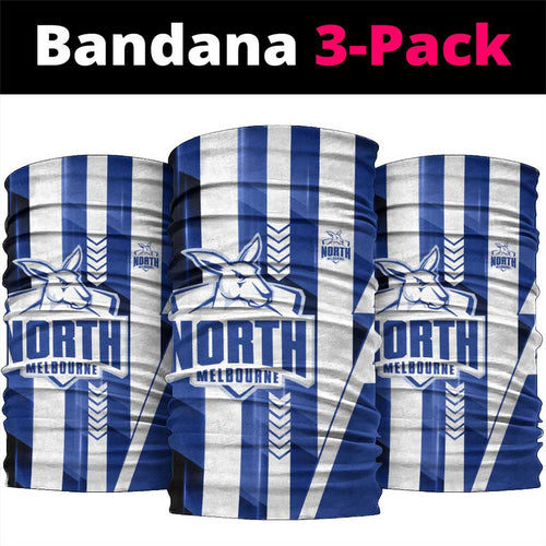 North Melbourne Kangaroos Neck Gaiter Modern Geometric Sports Graphic Style
