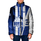 Personalized North Melbourne Kangaroos Padded Jacket Modern Geometric Sports Graphic Style