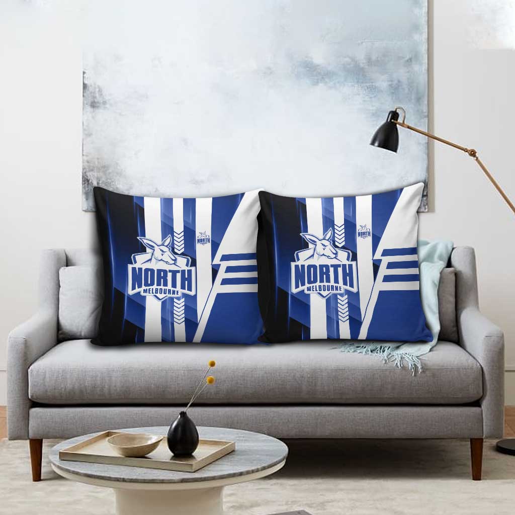 North Melbourne Kangaroos Pillow Cover Modern Geometric Sports Graphic Style