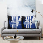 North Melbourne Kangaroos Pillow Cover Modern Geometric Sports Graphic Style