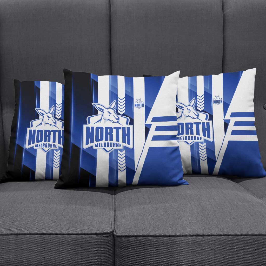 North Melbourne Kangaroos Pillow Cover Modern Geometric Sports Graphic Style