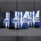 North Melbourne Kangaroos Pillow Cover Modern Geometric Sports Graphic Style