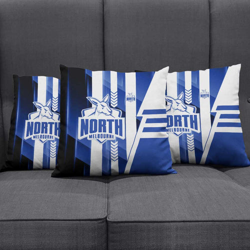 North Melbourne Kangaroos Pillow Cover Modern Geometric Sports Graphic Style