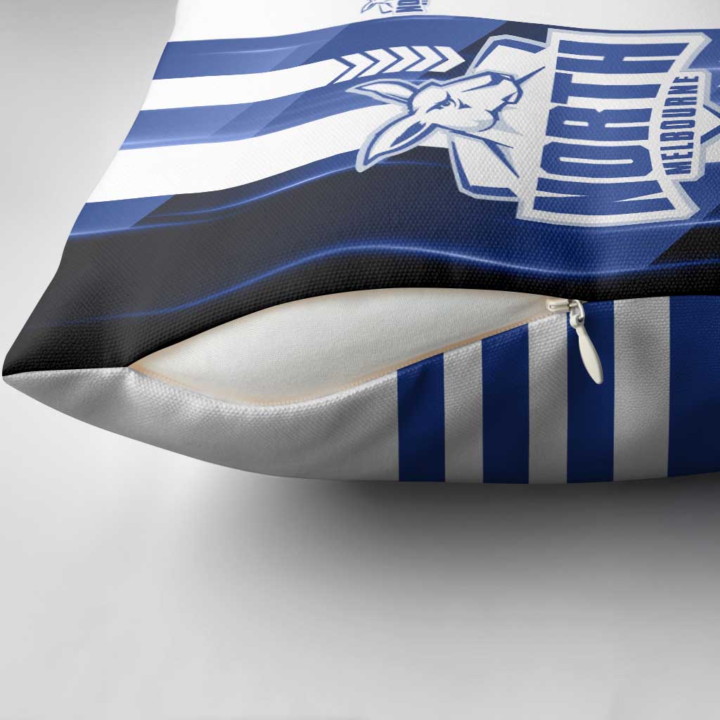 North Melbourne Kangaroos Pillow Cover Modern Geometric Sports Graphic Style