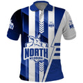 Personalized North Melbourne Kangaroos Polo Shirt Modern Geometric Sports Graphic Style