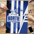 North Melbourne Kangaroos Puzzle Modern Geometric Sports Graphic Style