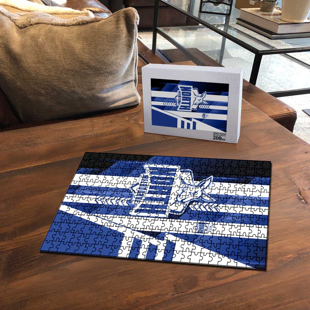North Melbourne Kangaroos Puzzle Modern Geometric Sports Graphic Style