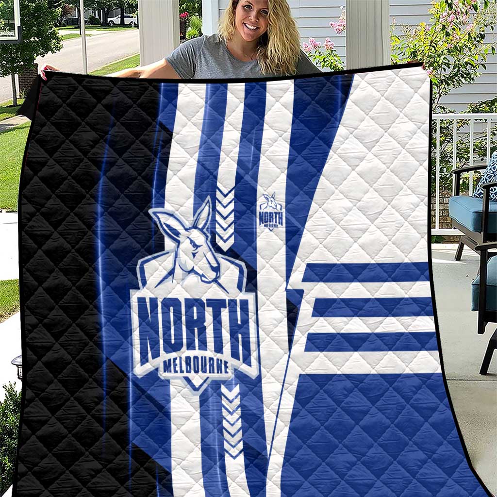 North Melbourne Kangaroos Quilt Modern Geometric Sports Graphic Style