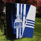 North Melbourne Kangaroos Quilt Modern Geometric Sports Graphic Style