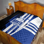 North Melbourne Kangaroos Quilt Modern Geometric Sports Graphic Style