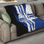 North Melbourne Kangaroos Quilt Modern Geometric Sports Graphic Style