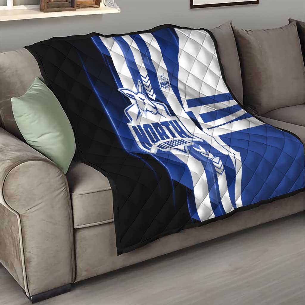 North Melbourne Kangaroos Quilt Modern Geometric Sports Graphic Style