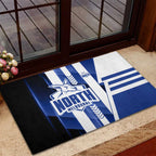 North Melbourne Kangaroos Rubber Doormat Modern Geometric Sports Graphic Style