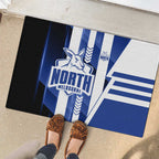 North Melbourne Kangaroos Rubber Doormat Modern Geometric Sports Graphic Style