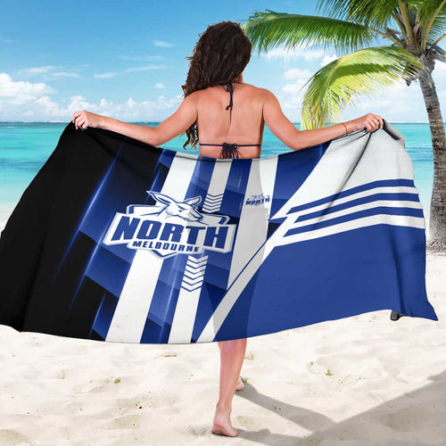 North Melbourne Kangaroos Sarong Modern Geometric Sports Graphic Style