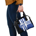 North Melbourne Kangaroos Shoulder Handbag Modern Geometric Sports Graphic Style