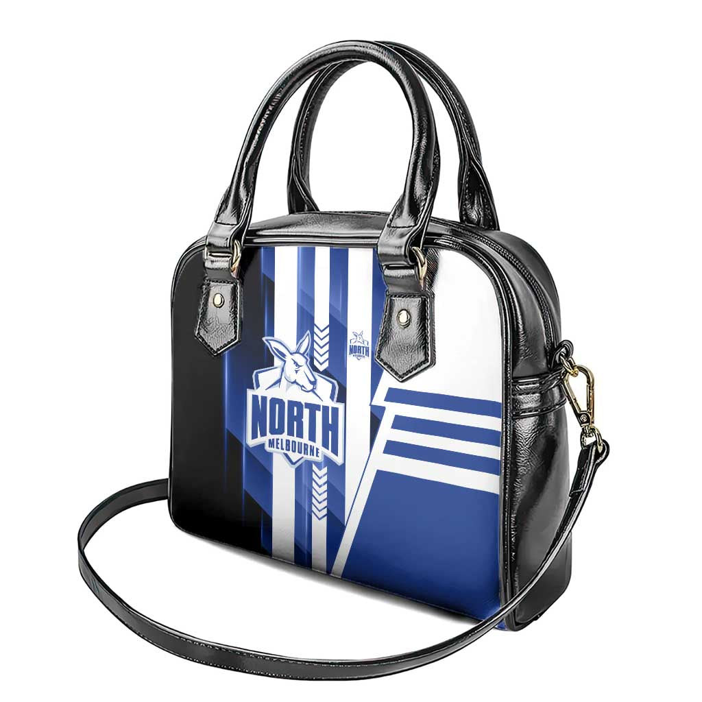 North Melbourne Kangaroos Shoulder Handbag Modern Geometric Sports Graphic Style