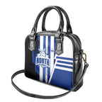 North Melbourne Kangaroos Shoulder Handbag Modern Geometric Sports Graphic Style