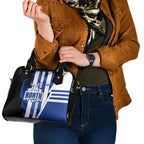 North Melbourne Kangaroos Shoulder Handbag Modern Geometric Sports Graphic Style