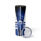 Personalized North Melbourne Kangaroos Skinny Tumbler Modern Geometric Sports Graphic Style