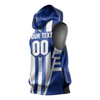 Personalized North Melbourne Kangaroos Sleeveless Hoodie Modern Geometric Sports Graphic Style