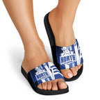 North Melbourne Kangaroos Slide Sandals Modern Geometric Sports Graphic Style