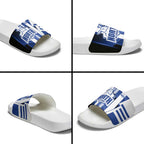 North Melbourne Kangaroos Slide Sandals Modern Geometric Sports Graphic Style
