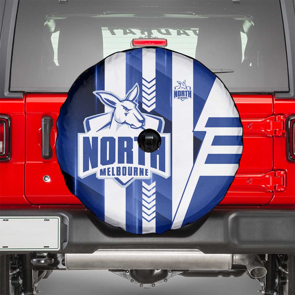 North Melbourne Kangaroos Spare Tire Cover Modern Geometric Sports Graphic Style