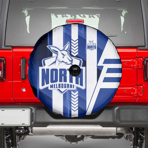 North Melbourne Kangaroos Spare Tire Cover Modern Geometric Sports Graphic Style