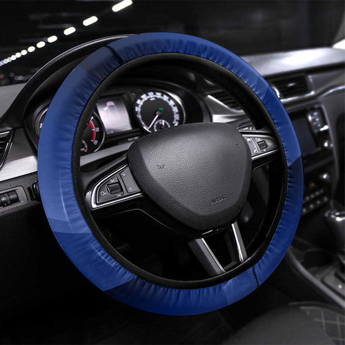 North Melbourne Kangaroos Steering Wheel Cover Modern Geometric Sports Graphic Style