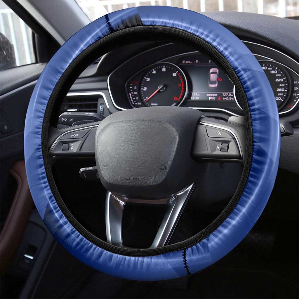 North Melbourne Kangaroos Steering Wheel Cover Modern Geometric Sports Graphic Style