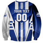 Personalized North Melbourne Kangaroos Sweatshirt Modern Geometric Sports Graphic Style