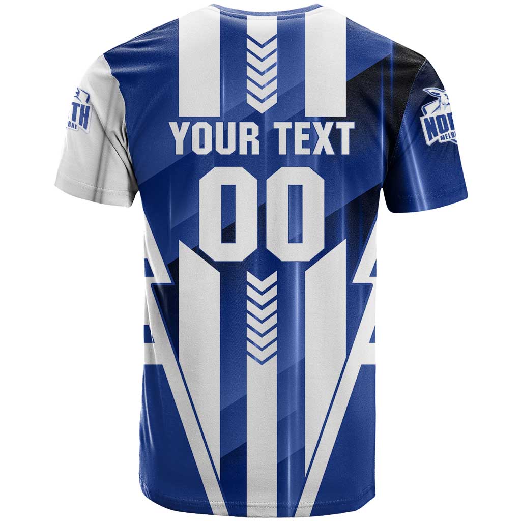 Personalized North Melbourne Kangaroos T Shirt Modern Geometric Sports Graphic Style