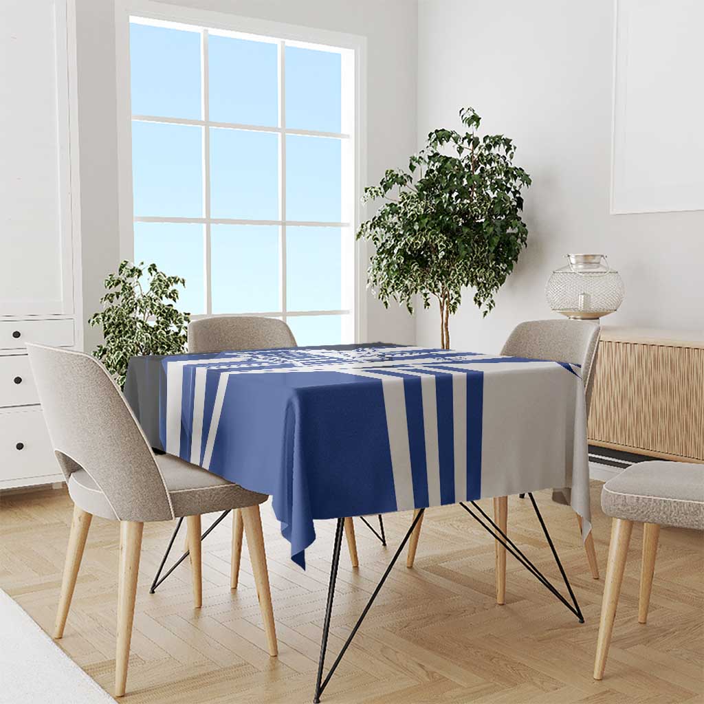North Melbourne Kangaroos Tablecloth Modern Geometric Sports Graphic Style