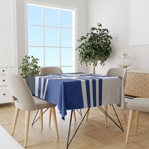 North Melbourne Kangaroos Tablecloth Modern Geometric Sports Graphic Style