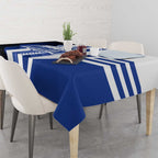 North Melbourne Kangaroos Tablecloth Modern Geometric Sports Graphic Style