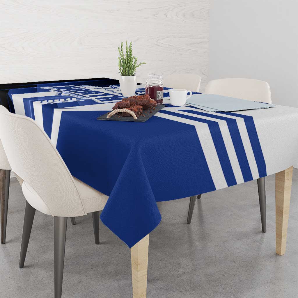 North Melbourne Kangaroos Tablecloth Modern Geometric Sports Graphic Style