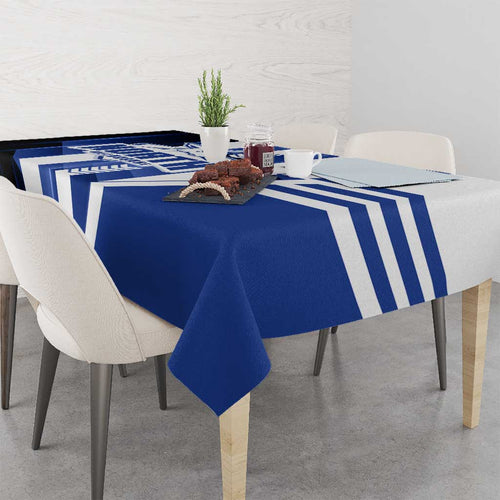 North Melbourne Kangaroos Tablecloth Modern Geometric Sports Graphic Style