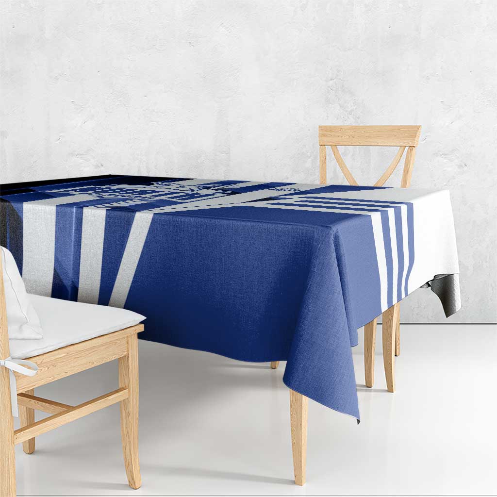 North Melbourne Kangaroos Tablecloth Modern Geometric Sports Graphic Style