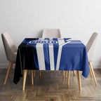 North Melbourne Kangaroos Tablecloth Modern Geometric Sports Graphic Style