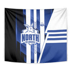 North Melbourne Kangaroos Tapestry Modern Geometric Sports Graphic Style