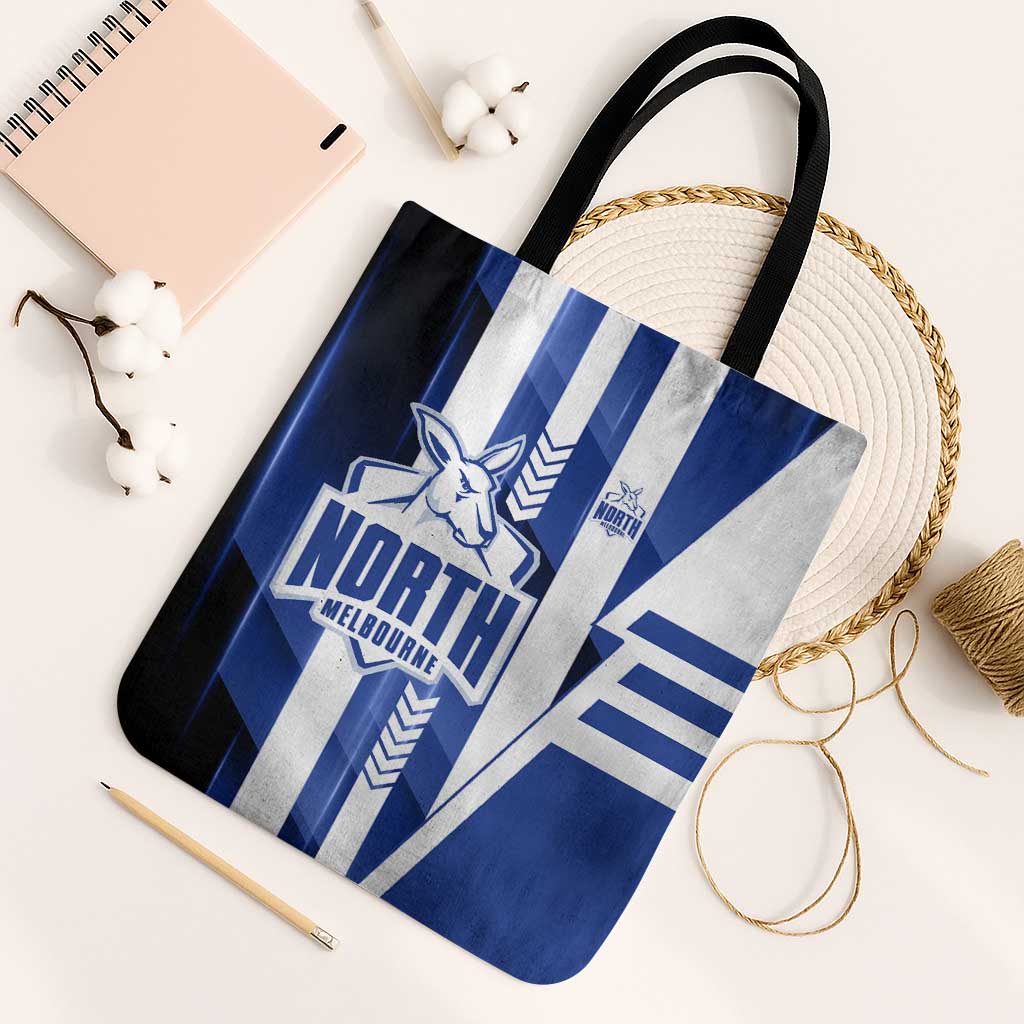 North Melbourne Kangaroos Tote Bag Modern Geometric Sports Graphic Style