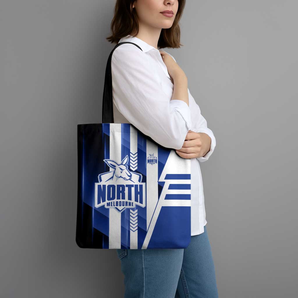 North Melbourne Kangaroos Tote Bag Modern Geometric Sports Graphic Style