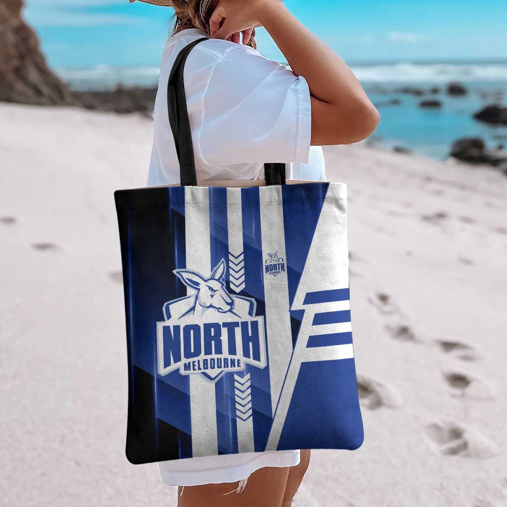 North Melbourne Kangaroos Tote Bag Modern Geometric Sports Graphic Style