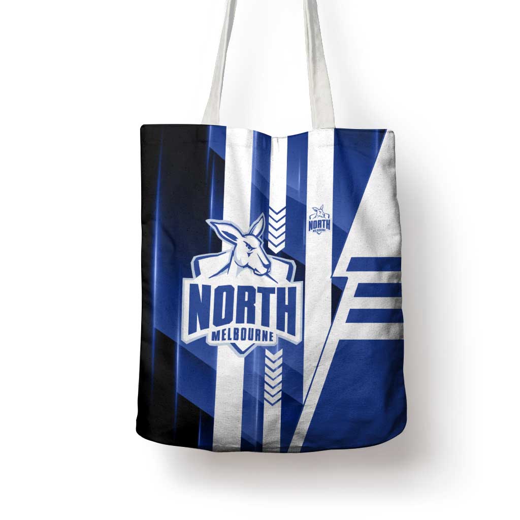 North Melbourne Kangaroos Tote Bag Modern Geometric Sports Graphic Style